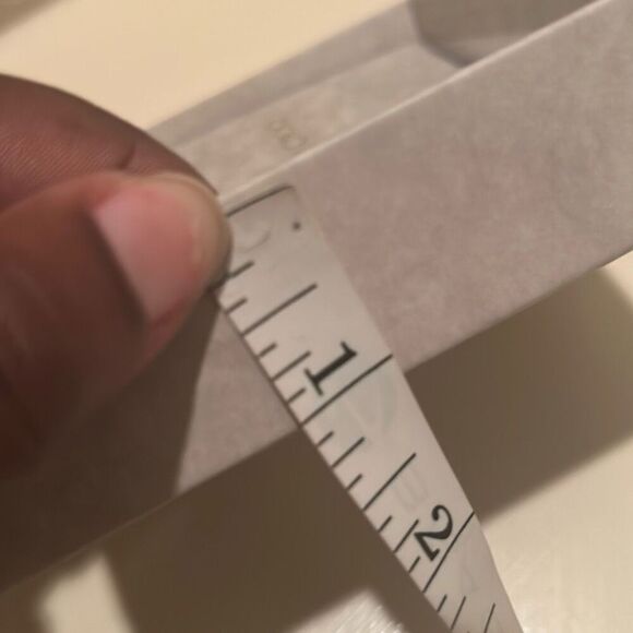 Jimmy Choo Small Square Box Light Gray Gold Lettering Luxury Storage Decor - Picture 9 of 10